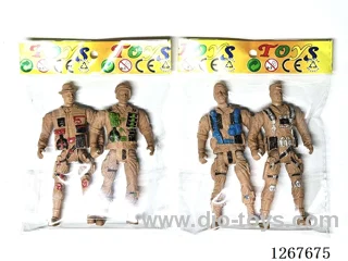 2PCS 10CM Military Figures (2 Styles Assorted)