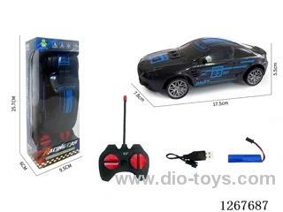 1:24 27MHZ 4ch RC car included battery