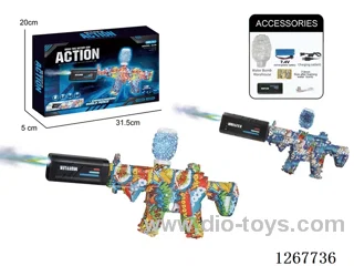 7.4V Electric Water Bullet Gun with Spray (included battery)