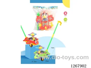 Push-along airplane