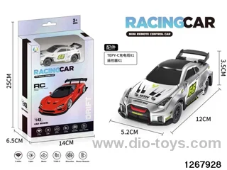 2.4G 1:43 4 ch racing car with light，include battery