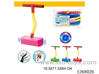 Light-Up Frog Jump with BB Whistle
