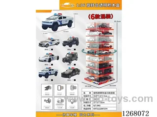 1:36 pull back alloy car 6 styles