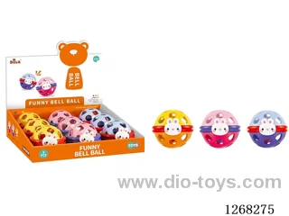 Soft Rubber Rattle Balls 9PCS