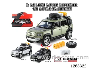 1:24 pull back alloy car W L/M 6PCS