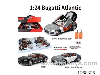1:24 pull back alloy car W L/M 6PCS