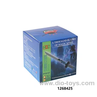 Creative DIY Sword Puzzle Blocks Hands-On Educational Toys  in color box