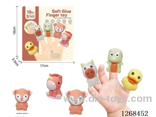 Soft Rubber Finger Puppets 5PCS