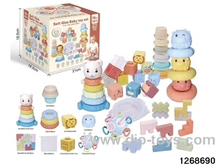 6 in 1 baby toys in color box
