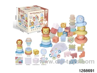 6 in 1 baby toys in color box