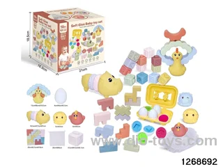6 in 1 baby toys in color box