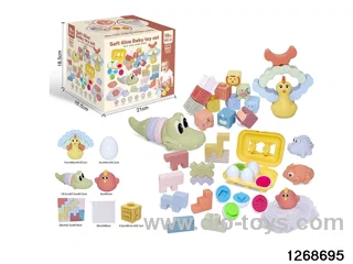 6 in 1 baby toys in color box