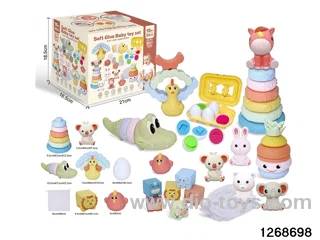 6 in 1 baby toys in color box