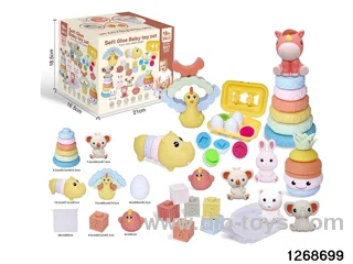 6 in 1 baby toys in color box
