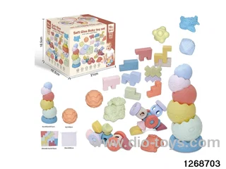 6 in 1 baby toys in color box