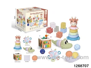 6 in 1 baby toys in color box