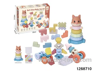 6 in 1 baby toys in color box