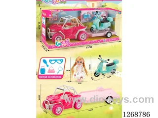 Beach Buggy + Motorcycle Set