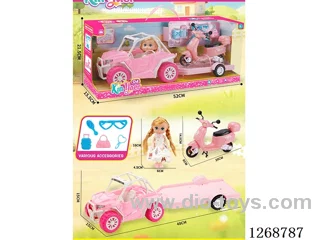 Beach Buggy + Motorcycle Set