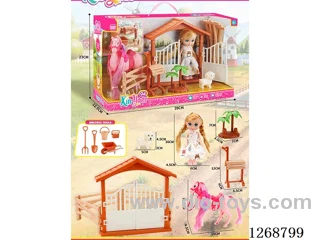 Barbie Farm Horse Outdoor Fence Set