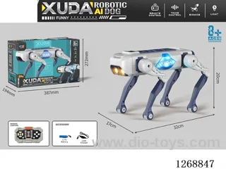 AI-powered remote-controlled robotic dog