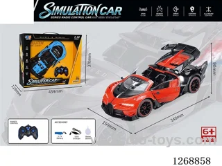 1:12 6ch rc car with spray included battery