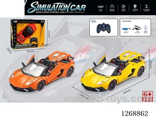 1:12 6ch rc car with spray included battery