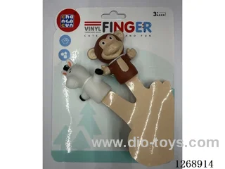 2PCS Vinyl finger puppets