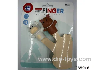 2PCS Vinyl finger puppets
