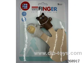 2PCS Vinyl finger puppets