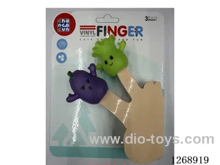 2PCS Vinyl finger puppets