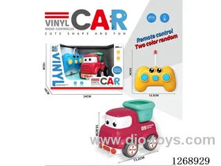 2ch RC Vinyl car with light not included battery