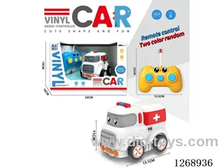 2ch RC Vinyl car with light not included battery