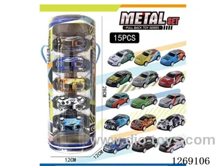 pull back alloy car 15PCS