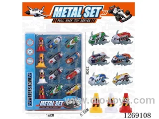 pull back alloy airplane