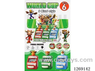 World Cup-Themed Marble Game Machine 6PCS with Lights