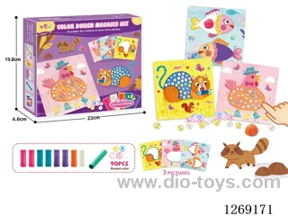 Colored clay set