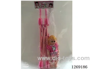 Iron handcart with 18-inch empty doll + 4 sound IC