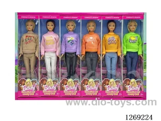 11.5 inch Barbie 6PCS