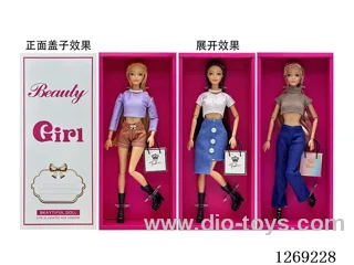 11.5 inch 11-joint Barbie 3 mixed