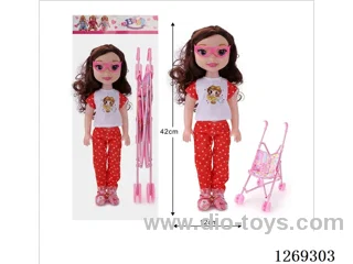 18-inch Doll set with Four-Voice IC + Stroller (included battery)