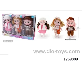 12-inch Empty-Body Doll with Four-Voice IC (6-Pack) (included battery)