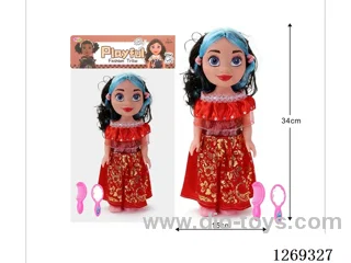 18-inch fully-vinyl black female doll with four-tone IC included battery