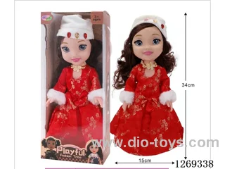 18-inch fully-vinyl female doll with four-tone IC included battery