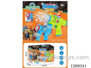 12-holes bubble gun with light