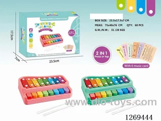 8-note Xylophone toy 2 in 1