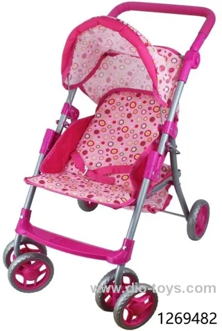 doll stroller in color box
