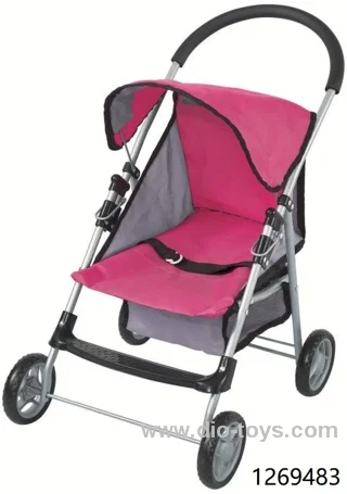doll stroller in color box