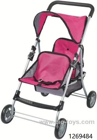 doll stroller in color box