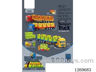 Cargo-Loading Inertia Transport Semi-Trailer (4PCS)
